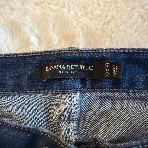 Banana Republic Dark Blue Straight Jeans - Picture 3 of 3